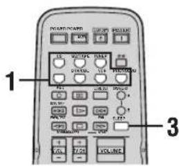 YAMAHA RX797 - Verwendung des Einschlaf-Timers - 1