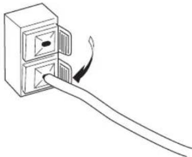 YAMAHA RX497 - ■Collegamento di un'antenna AM a telaio - 4