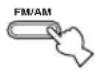 YAMAHA RX497 - Appuyez sur fm/am du panneau avant pour sélectionner la bande de réception FM. - 1
