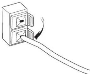 YAMAHA RX497 - Raccordements de l'antenne cadre AM - 4