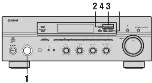 YAMAHA RX497 - Syntonisation automatique - 1