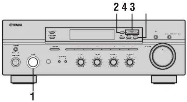 YAMAHA RX497 - Manuelle Abstimmung - 1