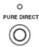 YAMAHA RX497 - Utilisation du commutateur PURE DIRECT - 1