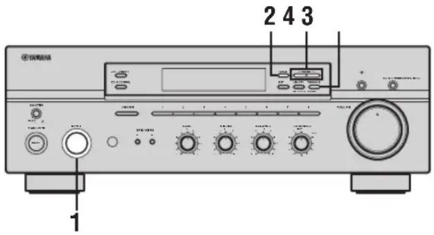 YAMAHA RX497 - Ручная настройка - 1