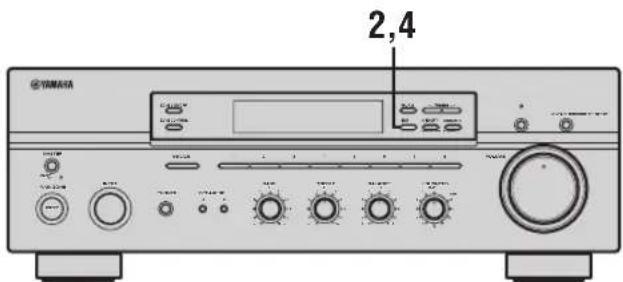 YAMAHA RX497 - Intercambio de emisoras presintonizadas - 1