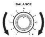 YAMAHA RX497 - ■Adjusting the BALANCE control - 1