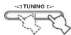 YAMAHA RX497 - Нажмите кнопку TUNING ◀/▷ на фронтальной панели для начала автоматической настройки и предустановки. - 1