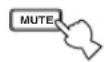 YAMAHA RX497 - Press MUTE on the remote control to mute the sound output. - 1