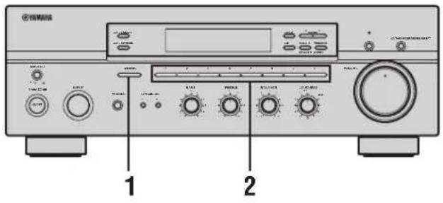 YAMAHA RX497 - Välja förvalsstationer - 1