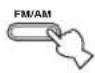 YAMAHA RX497 - Press FM/AM on the front panel to select FM as the reception band. - 1