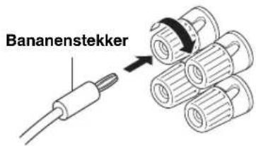 YAMAHA RX497 - Aansluiten van de luidsprekers - 4