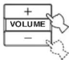 YAMAHA RX497 - Girare VOLUME del pannello anteriore (o premere VOLUME +/- del telecomando) fino ad impostare il massimo livello di volume che si pensa di poter usare. - 2