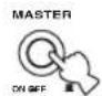 YAMAHA RX497 - Drücken Sie MASTER ON/OFF an der Frontblende nach innen in Stellung ON zum Einschalten der Stromversorgung dieses Gerätes. - 1