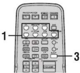 YAMAHA RX497 - Användning av insomningstimern - 1