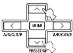 YAMAHA RX497 - Selecting preset stations - 5