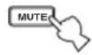 YAMAHA RX497 - Press MUTE on the remote control again to resume the sound output. - 1