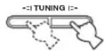 YAMAHA RX497 - Premere TUNING ◀/▷ del pannello anteriore per dare inizio alla preselezione automatica. - 1