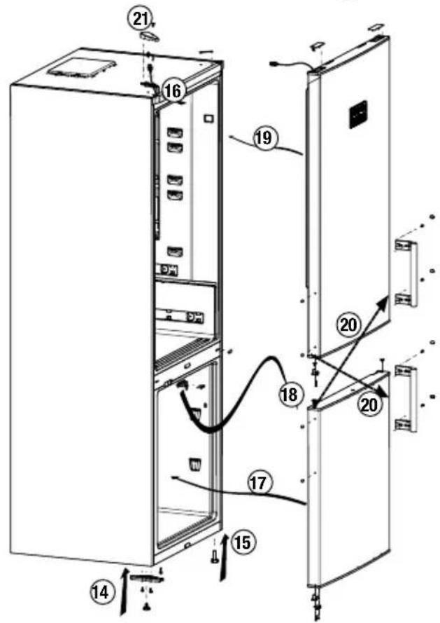 BEKO BFBF2715GSIM - Inversión de las puertas - 2