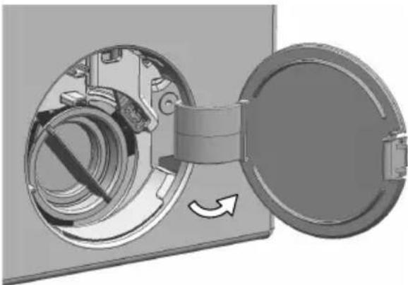 BEKO WUE 7636 X0A - Άνοιγμα της πόρτας φόρτωσης σε περίπτωση διακοπής ρεύματος: - 3