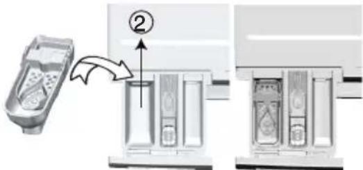 BEKO WUE 7636 X0A - Αν η συσκευή διαθέτει διαμέρισμα προσθήκης υγρού απορρυπαντικού: - 1