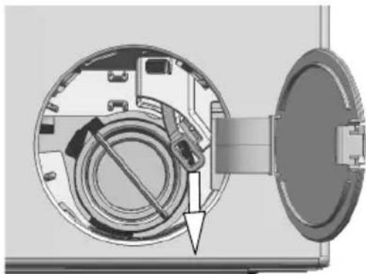 BEKO WUE 7636 X0A - Άνοιγμα της πόρτας φόρτωσης σε περίπτωση διακοπής ρεύματος: - 4