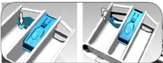 BEKO WUE 7636 X0A - Αν η συσκευή διαθέτει διαμέρισμα για προσθήκη υγρού απορρυπαντικού: - 1