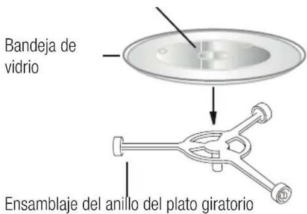 BEKO MGC20130SB - Instalación del plato giratorio - 1