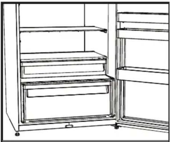 BEKO RDNT 56 S - Chiller compartment - 1