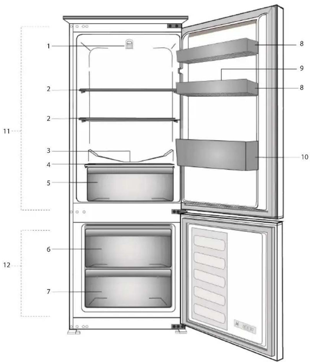 BEKO BCSA240K3SN - Su frigorífico - 1