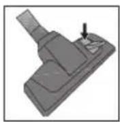 BEKO VCC34802 AB - Adjusting the parquet/ carpet brush - 2