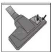 BEKO VCC34802 AB - Adjusting the parquet/ carpet brush - 1