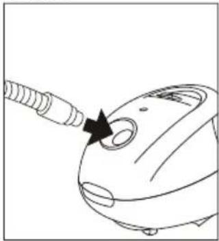 BEKO VCC34802 AB - Attaching/removing the hose - 1