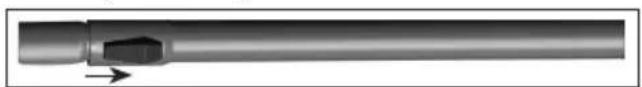 BEKO VCC34802 AB - Attaching/removing the telescopic tube - 1