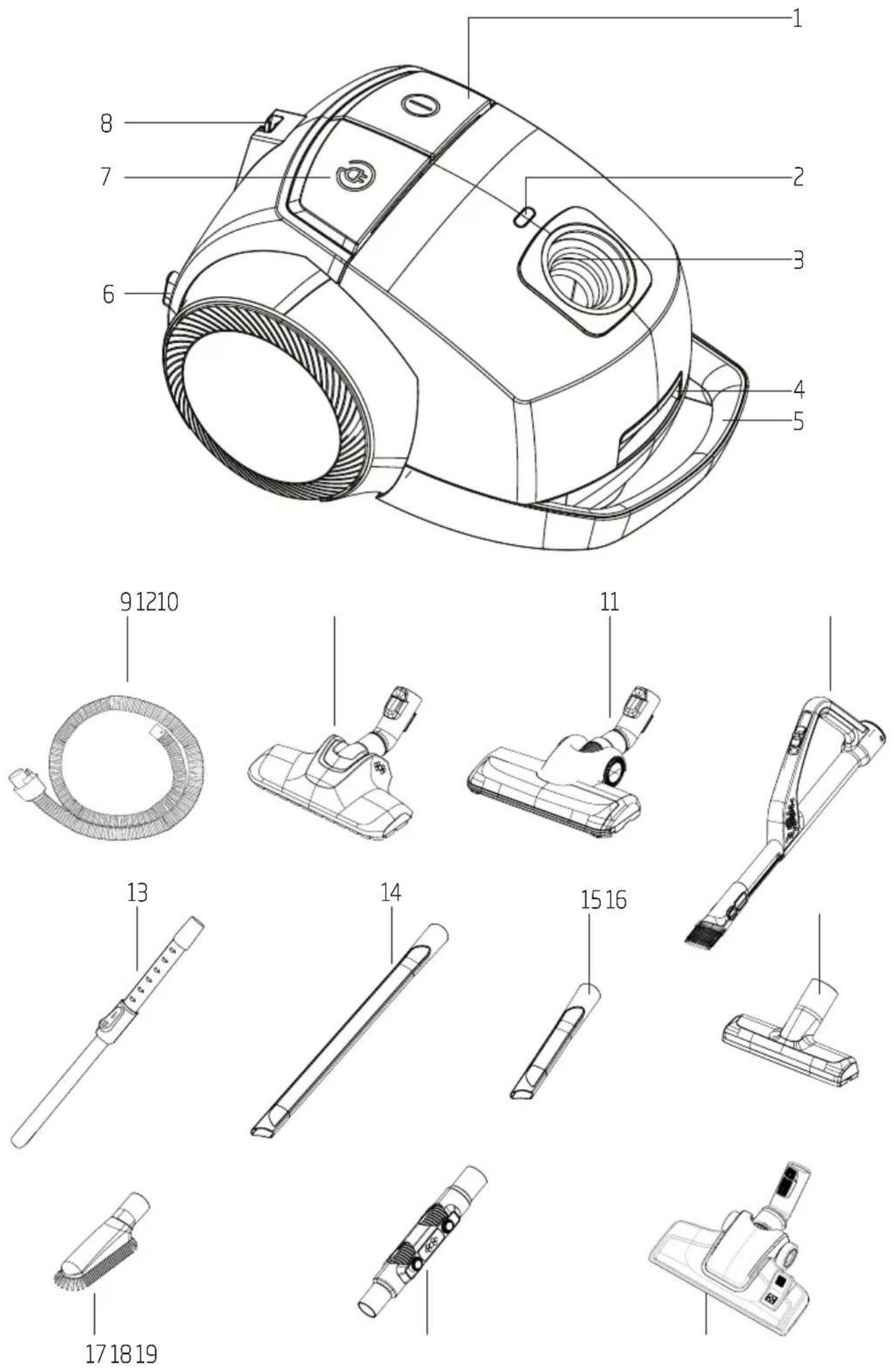 BEKO VCC 44822 AW - CONTENTS - 1