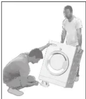 BEKO 5W8514CH1 - Rimozione dei rinforzi dell'imballaggio - 1
