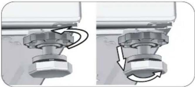 BEKO 5W8514CH1 - Regolazione dei piedini - 1