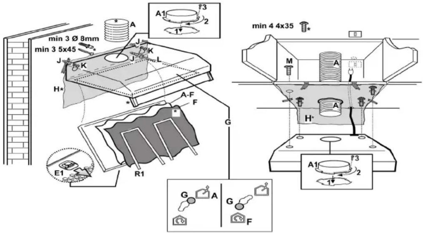 BEKO CFB6311XH - Instalace spotřebiče - 1