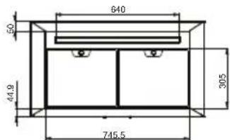 BEKO HCB98744AH - Dimensions - 3
