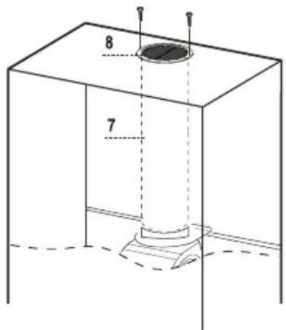 BEKO HCB98744AH - Vývod vzduchu u recyklační verze - 1