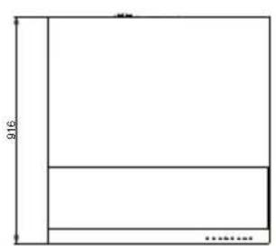 BEKO HCB98744AH - Wymiary - 1