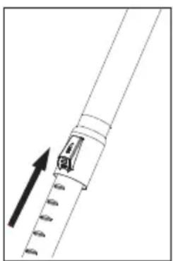 BEKO VCC 61605 AF - Inserción/retirada del tubo telescópico - 1