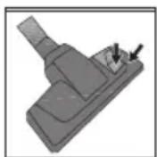 BEKO VCC 61605 AF - Parkett-/Teppichbürste einstellen - 2