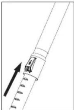 BEKO VCC 61605 AF - Collegare/rimuovere il tubo telescopico - 1