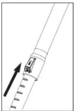 BEKO VCC 61605 AF - Introducerea/scoaterea tubului telescopic - 1