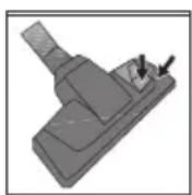 BEKO VCC 50701 AW - Adjusting the parquet/ carpet brush - 1