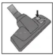 BEKO VCC 50701 AW - Adjusting the parquet/ carpet brush - 2