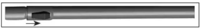 BEKO VCC 50701 AW - Attaching/removing the telescopic tube - 1