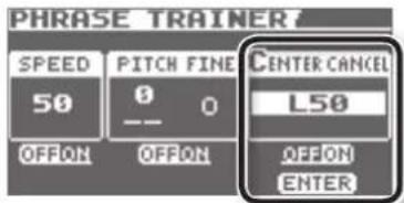 BOSS eBand JS10 - Het centrale geluid verwijderen (Center Cancel) - 2