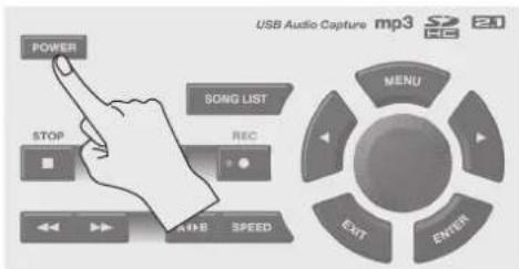 BOSS eBand JS10 - Drücken Sie den [POWER]-Taster, um das Gerät einzuschalten. - 1