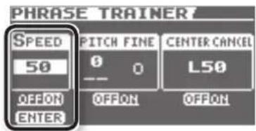 BOSS eBand JS10 - Selezione SPEED. - 1